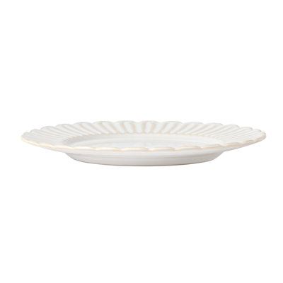 Assiette à salade ou à dessert en grès de 8,63 po Cristal, ensemble de 6
