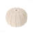 Bordeaux Knitted Cotton Round Pouf-106806901
