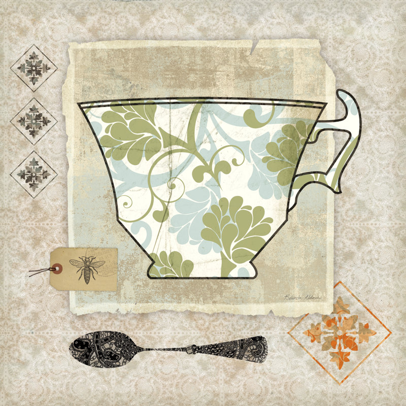 Garden Cafe II by Belinda Aldrich - Wrapped Canvas Print, 51cm H x 51cm W
