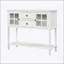 Farmhouse Wood/Glass Sideboard with Bottom Shelf, Multi-functional Storage Cabinet for Living Room-115690531