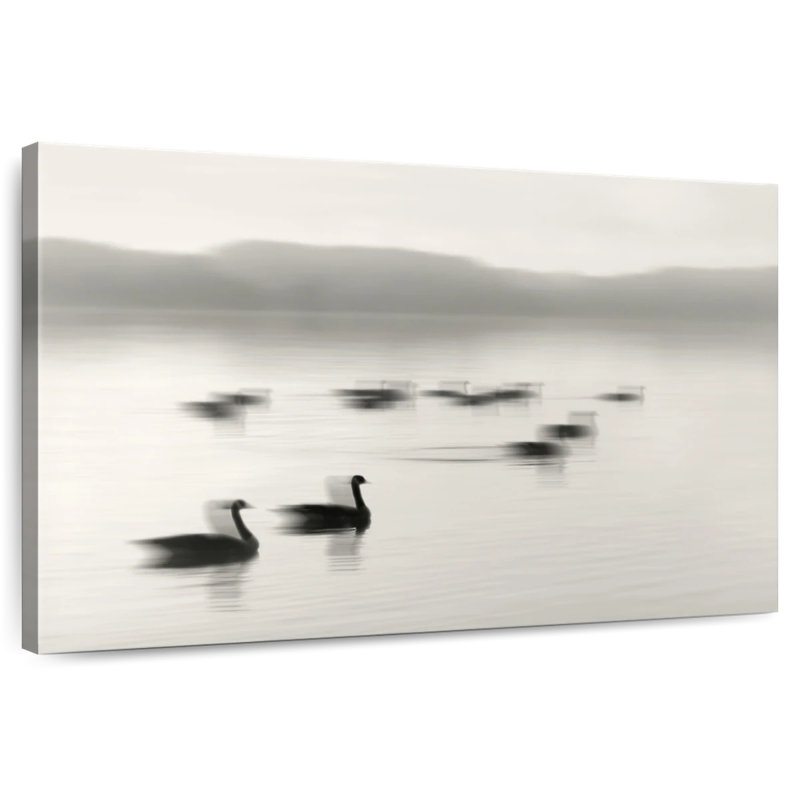 Oies sur le lac Melton, H 20 po x l 30 po