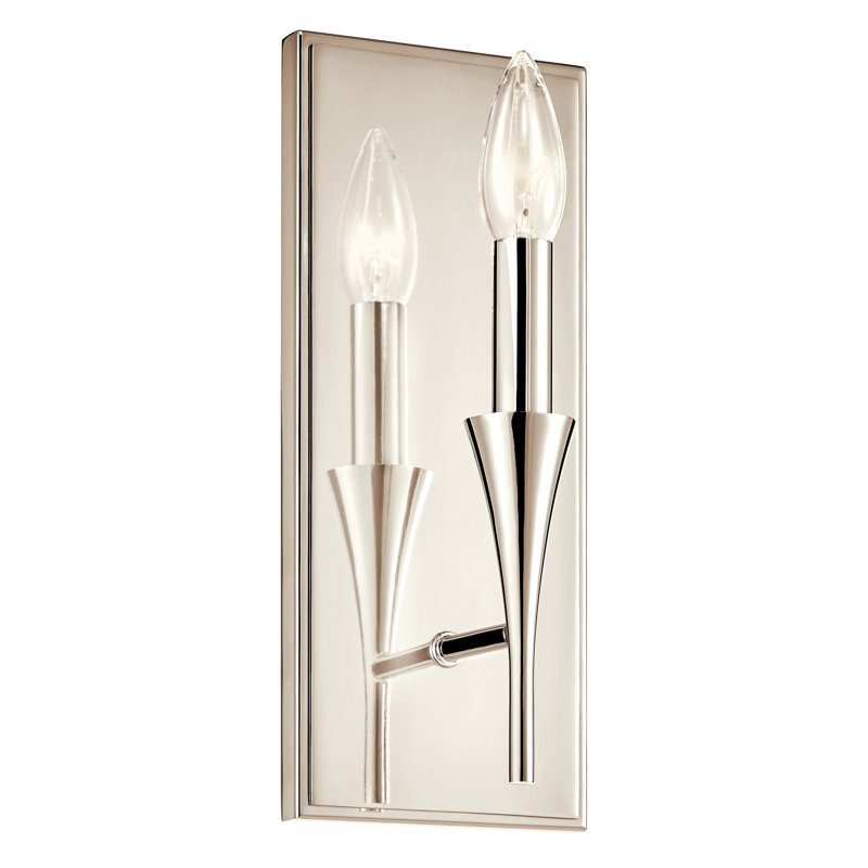 Katsuyoshi Dimmable Bath Sconce, Polished Nickel
