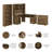Shelonda 4 Piece Computer Desk Office Set-1854894893