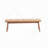 Backless Rattan Bench