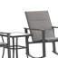 Ensemble bistro avec chaise berçante d'extérieur 3 pièces Killona-88127021