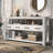 62.2" Console Table,entryway table,Sofa Table with three top drawers-655442501