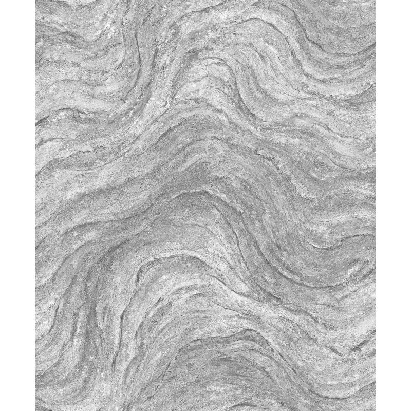 Rouleau de papier peint optique Marble Bricks and More Collection, Gris