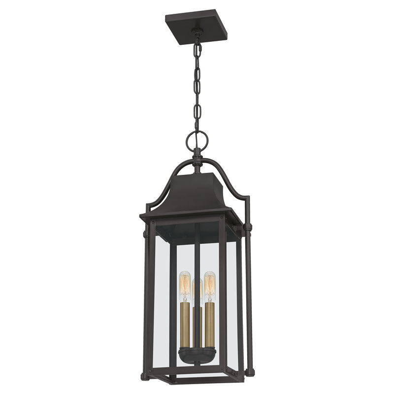 Luminaire suspendu carré 3 lumières