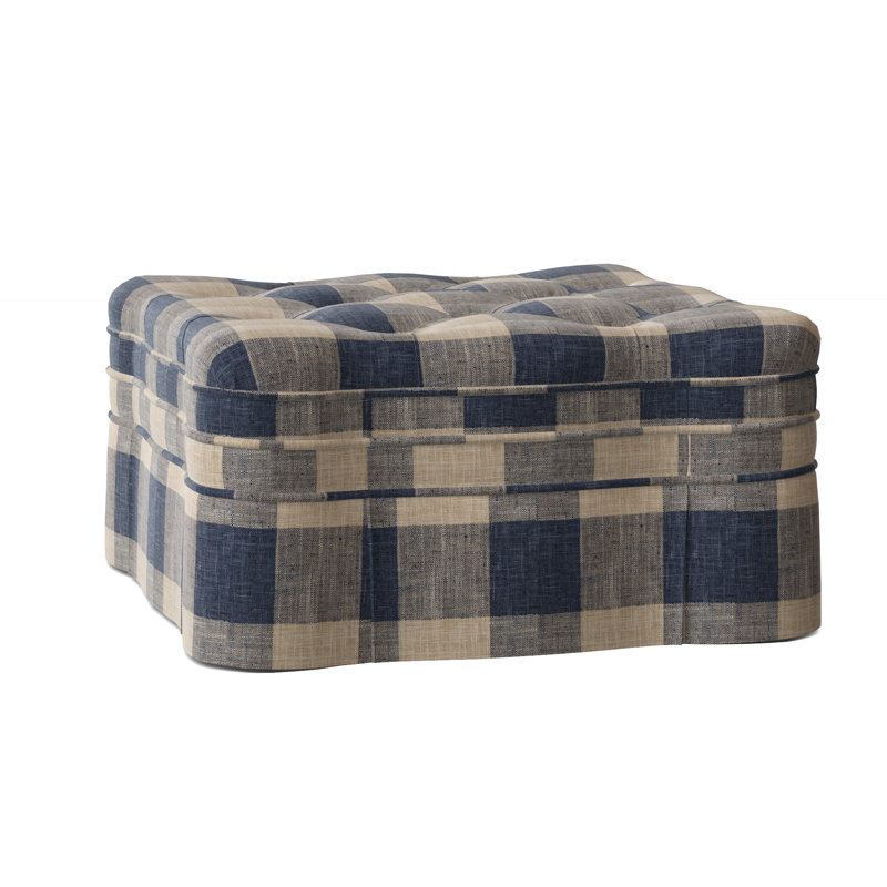 Corvo Square Ottoman, Gray, 32" W