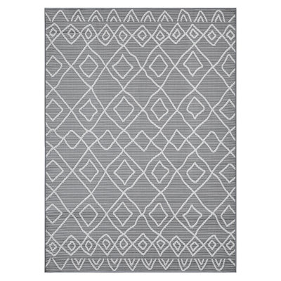 Keynon Washable Geometric Indoor / Outdoor Rug