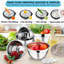 Ensemble d'ustensiles de cuisine 32 pièces en acier inoxydable avec bol à mélanger 5 pièces avec couvercles 32 pièces-117402415