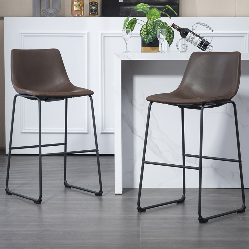 Julienn Bar & Counter Stool, Brown, Bar Stool (28.5" Seat Height)