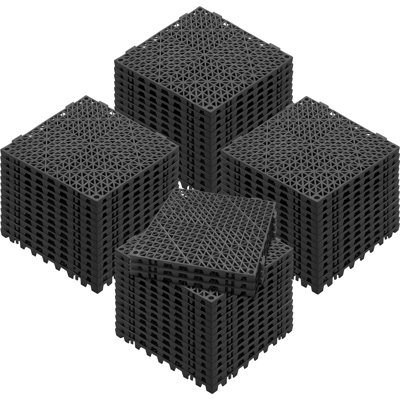 Interlocking Tile, Drainage Tiles 12" x 12" Splicing, Soft PVC Interlocking Drainage Floor Tiles