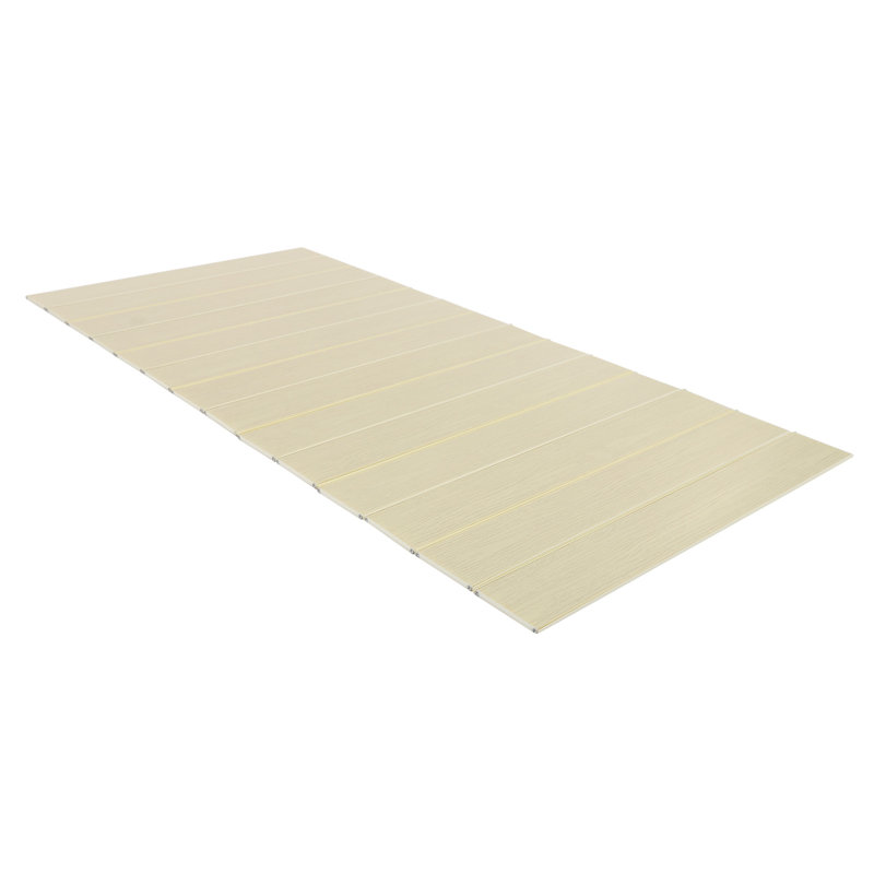 Couvercle de baignoire autoportant Stinec chiffre, Jaune, H 0,26 po x l 59,05 po x P 27,55 po