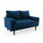 Masterson Loveseat Sofa, 58" Love Seat for Small Spaces,Spring Cushions,Easy Assembly Sofa Couch w/Throw Pillow for Bedroom Living Room-740252149