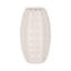Sagebrook Home Alexander 3D Printed Vase, Ivory/Beige-745988194