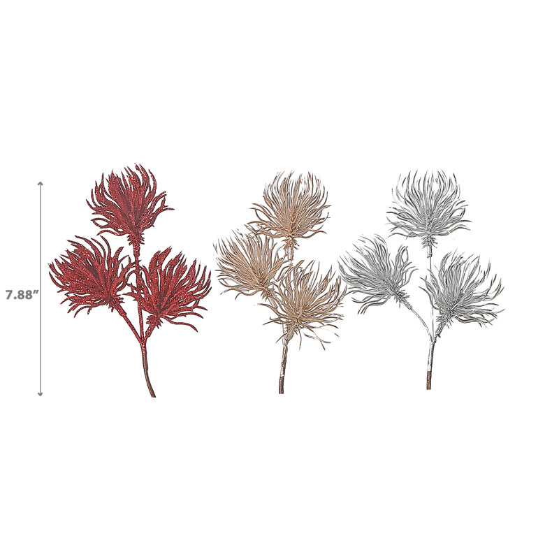 Urchin Flower Pick - Set Of 12
