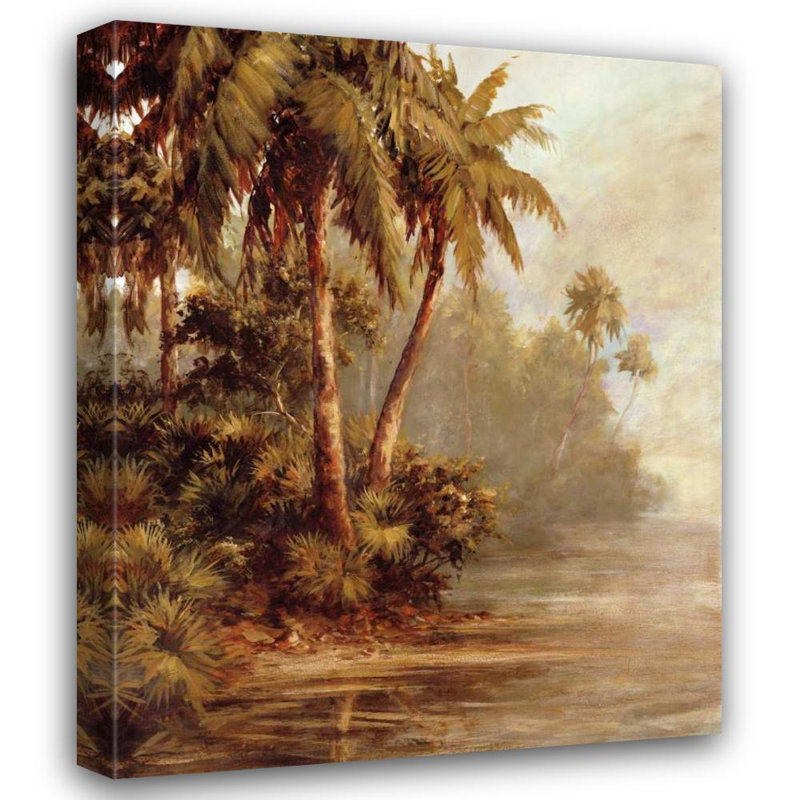 «Bayou Breeze Malarz», reproduction d'art sur toile tendue: Hidden Bank, H 18 po x l 15 po