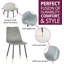 Jacobson 45cm H Velvet Upholstered Metal Upholstered Back Side Chair-11371754