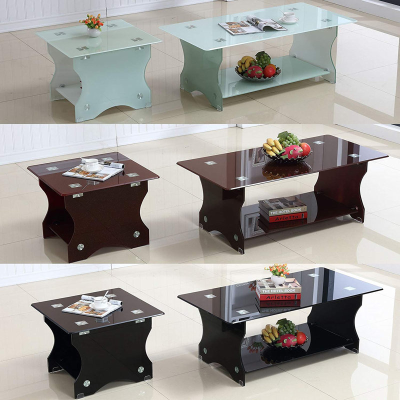 Corda Sled Coffee Table, Black