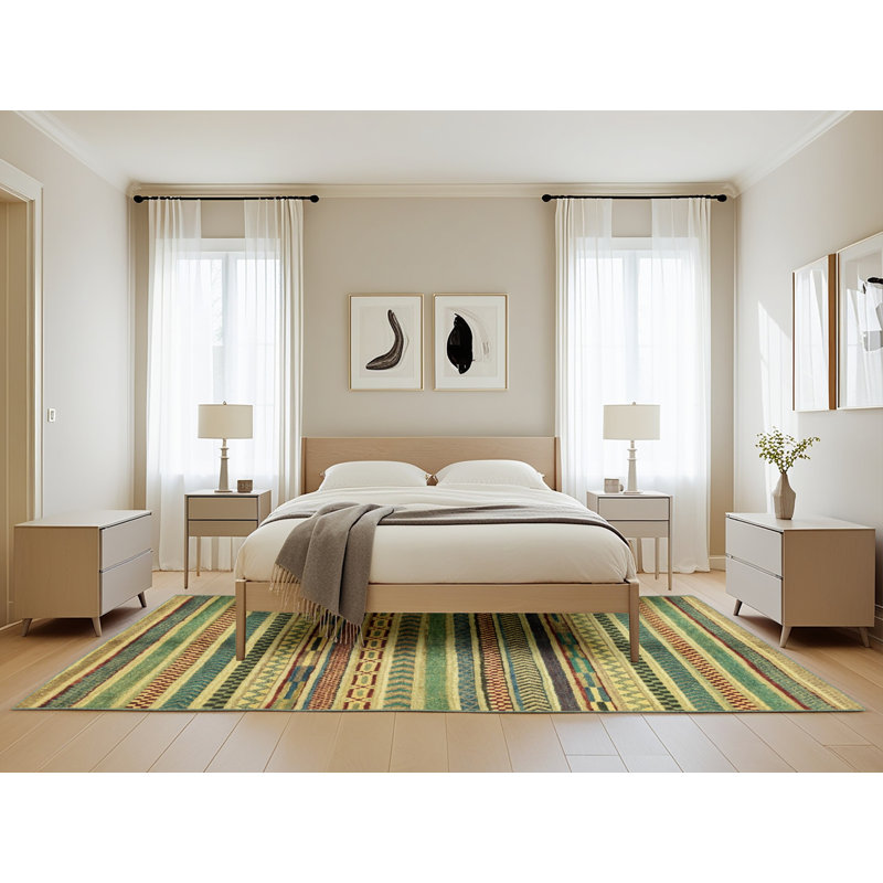 Abstract Indoor Rug, Rectangle 5' x 8'