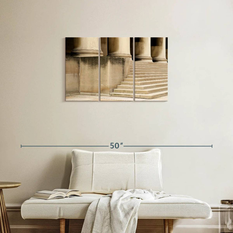 Lilie Columns And Steps, 20" H x 33" W