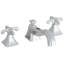 Kiara Widespread Bathroom Faucet with Drain Assembly-40526527