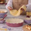 IN THE MEADOW PIE PINK DISH 9"