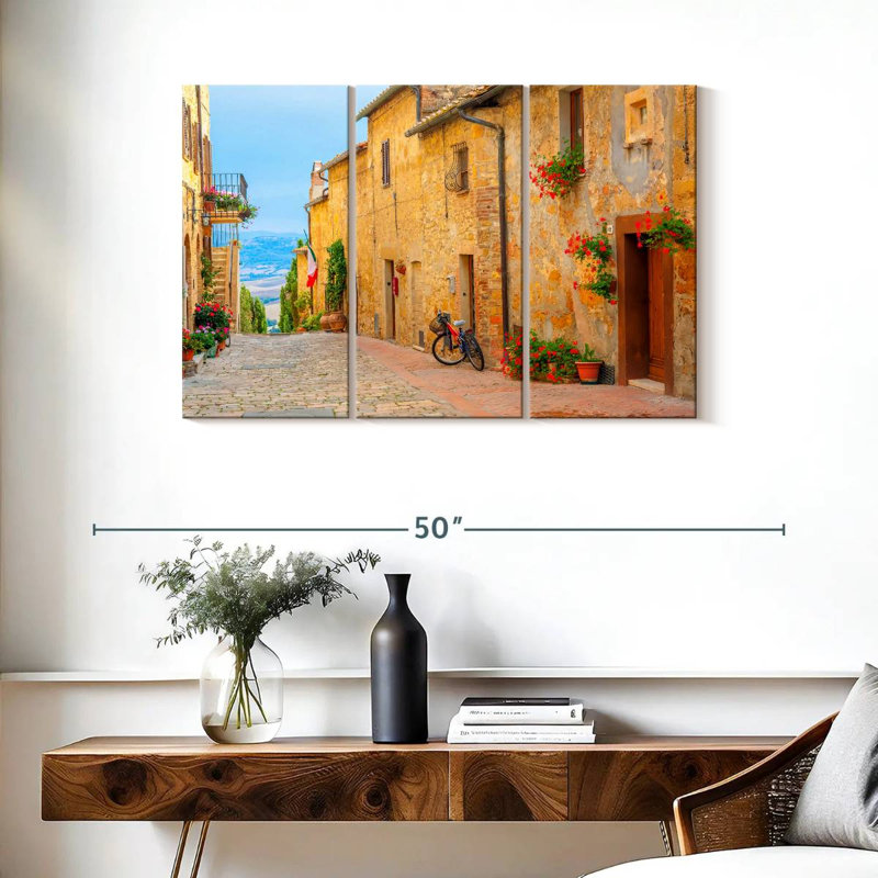 Rue Sebbie San Gimignon, H 24 po x l 38 po