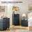 Aivery 38'' W Farmhouse 2 - Drawer Solid Wood Modular  Dresser(Set of 3)-100845477