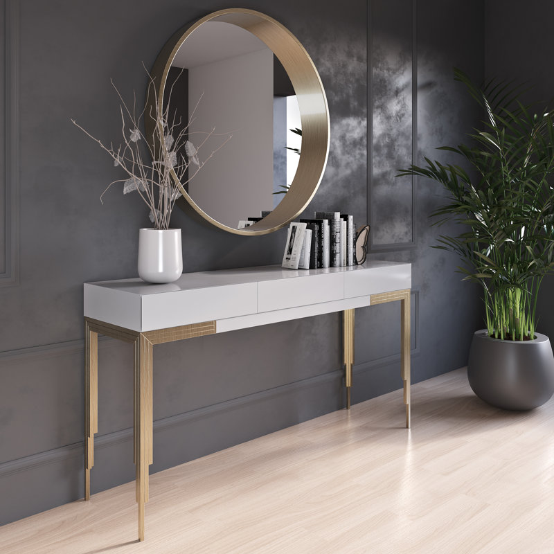 Console Table, 31.5" H x 39.37" W x 13.78" D