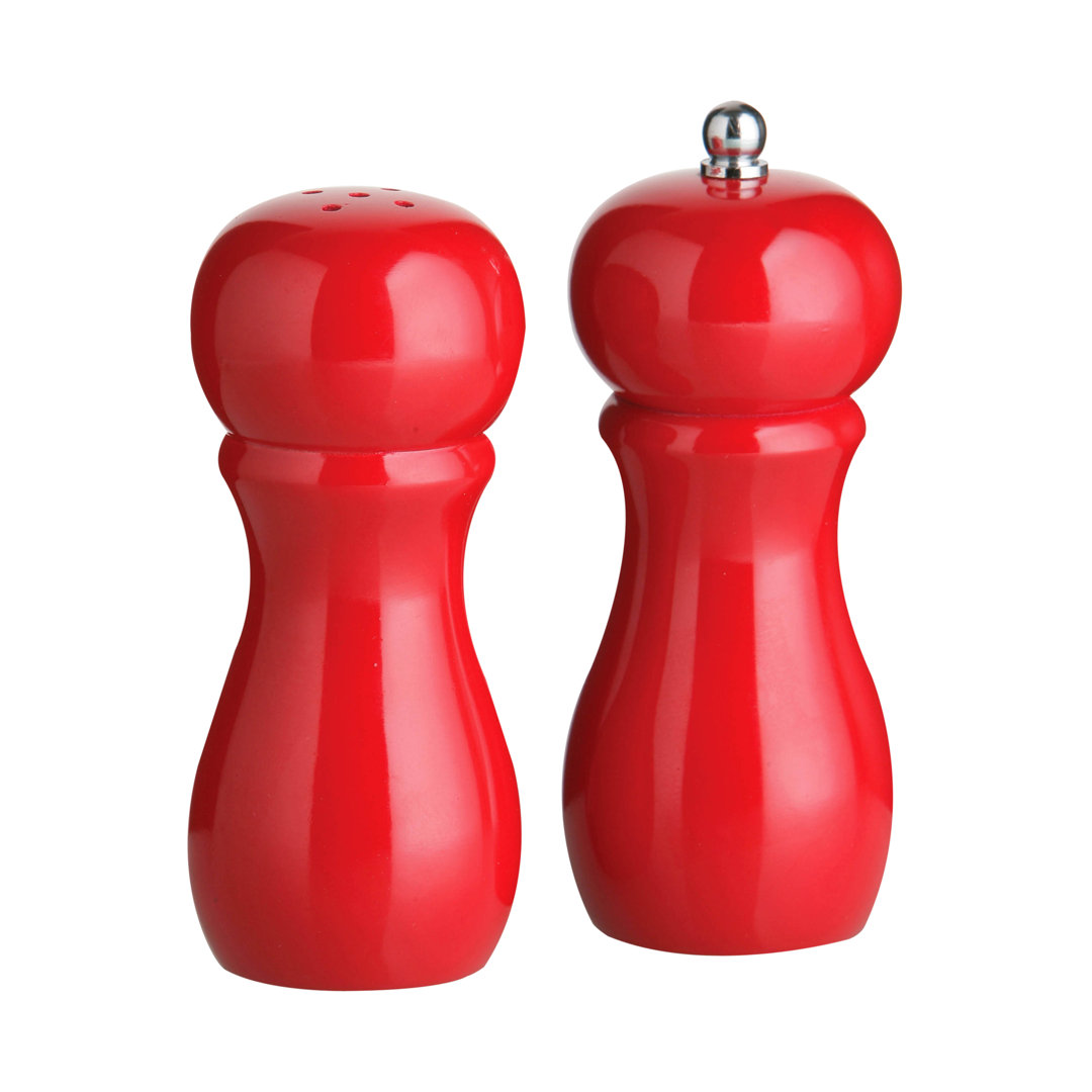 Brand Wood No Salt And Pepper Shaker Set