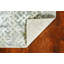 Tapis sable / polyester 6 po x 9 po argenté
