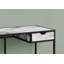 Bureau d'ordinateur, bureau avec pieds en métal et un tiroir de rangement-809022043
