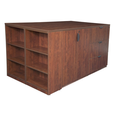 Nebih 3-Drawer 6-Shelf Open workstation