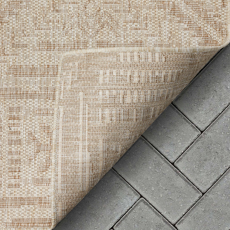 Well Woven Medusa Khalo Geometric Flat-Weave Indoor/Outdoor Area Rug, Rectangle 120 x 160cm