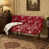 Tissu rouge vin