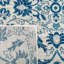 Tapis à motif floral ivoire / bleu Alessia-1354266648