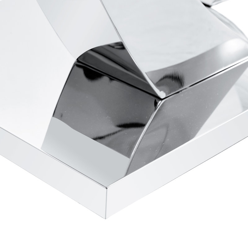 Table de salle à manger Plouffe, Argent argent, H 30,1 po x L 62,8 po x l 35,43 po