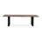 Lemay Acacia Solid Wood Top Metal Base Dining Table-2138301540