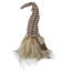Figurine de Noël gnome assis 12,5 "beige et brun