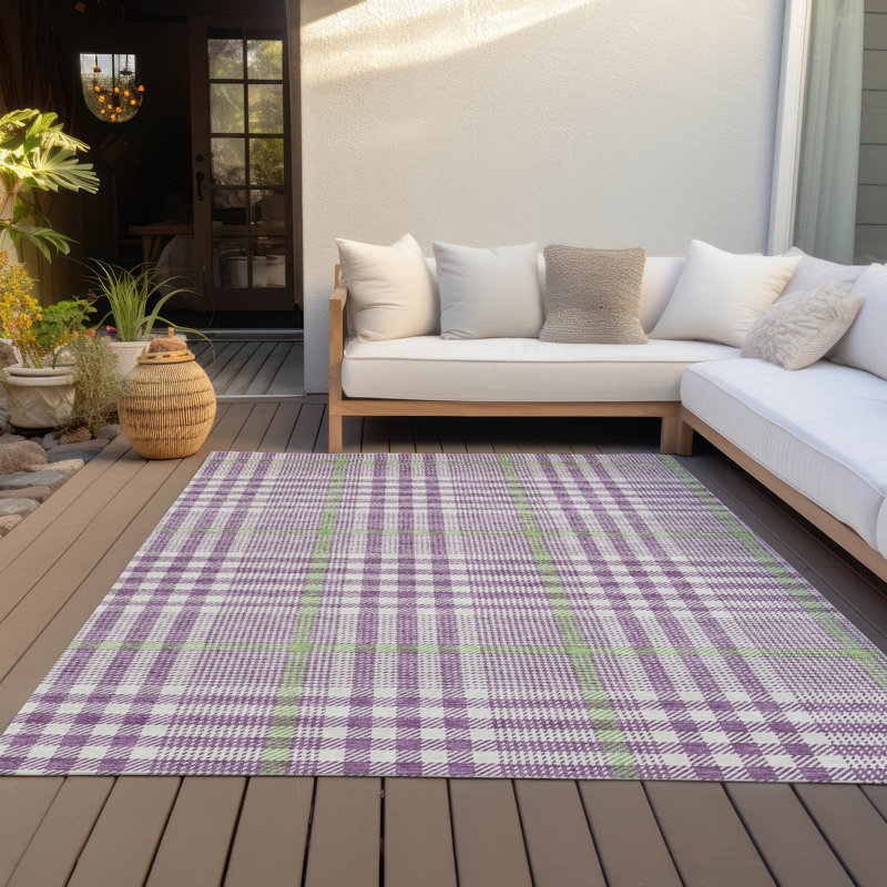 Machine Washable Indoor/Outdoor Chayden ACN1054 Rug, Rectangle 10' x 14'