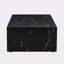 Table basse 39 po moderne à texture de marbre noir - Table d'appoint rectangulaire luxueuse en bois aggloméré pour le salon | Idée de cadeau