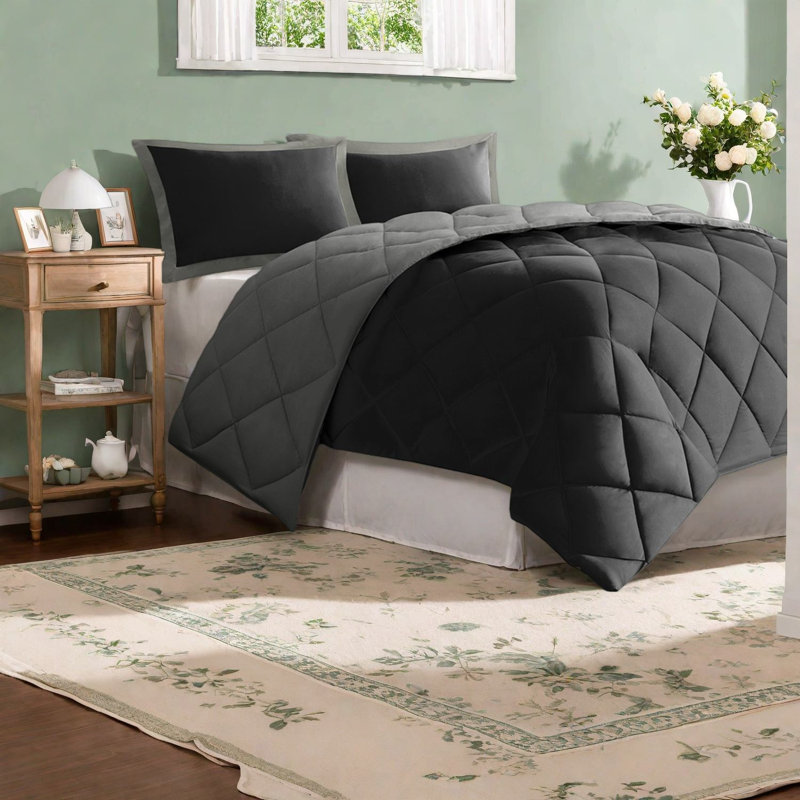 Ensemble de literie pour très grand lit hypoallergénique, réversible en polyester pour maison moderne