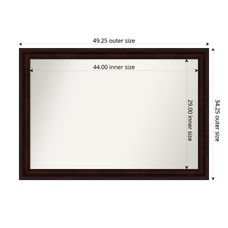 Miroir mural Nathian, 34,25 po x 49,25 po