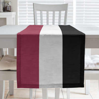 New Orleans Football Stripes Table Runner
