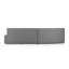 Canapé modulaire d'extérieur courbé de 104,25 po Crabill
