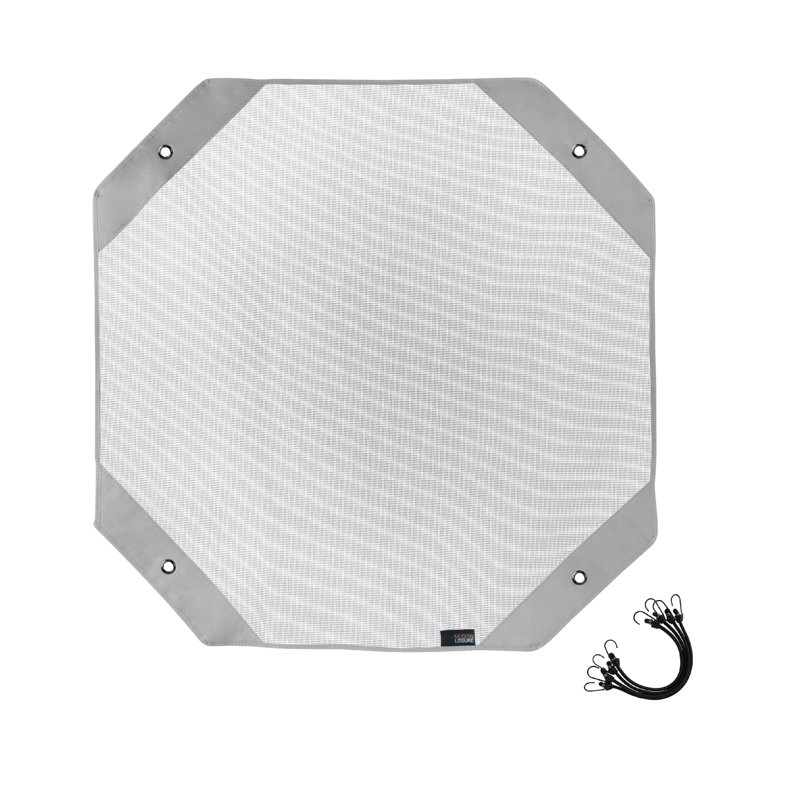 Light Gray Mesh Topper Outdoor Air Conditioner Cover