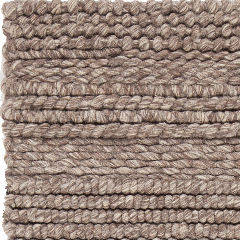 Tapis brun tissé à la main Penn, 5 pi x 7 pi 6 po