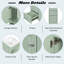 Meuble-lavabo autoportant avec lavabo en céramique, armoire de rangement, tiroir, tablettes latérales ouvertes et barre à serviettes-1095492098